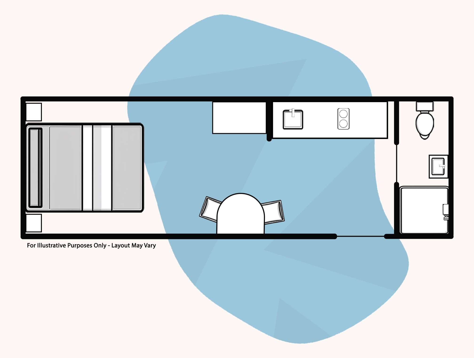 TBR Floor Plans Studio No Window